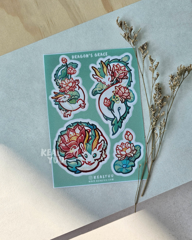 Sticker Sheet | Dragon's Grace