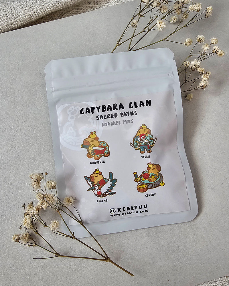 Enamel Pin Blind Bag | Capybara Clan Series 1: Sacred Paths