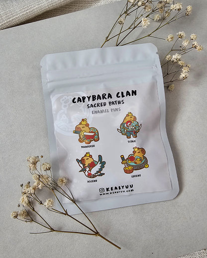 Enamel Pin Blind Bag | Capybara Clan Series 1: Sacred Paths