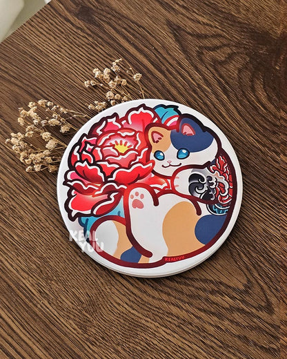 Diatomite Coaster | Paw Clan Blessings