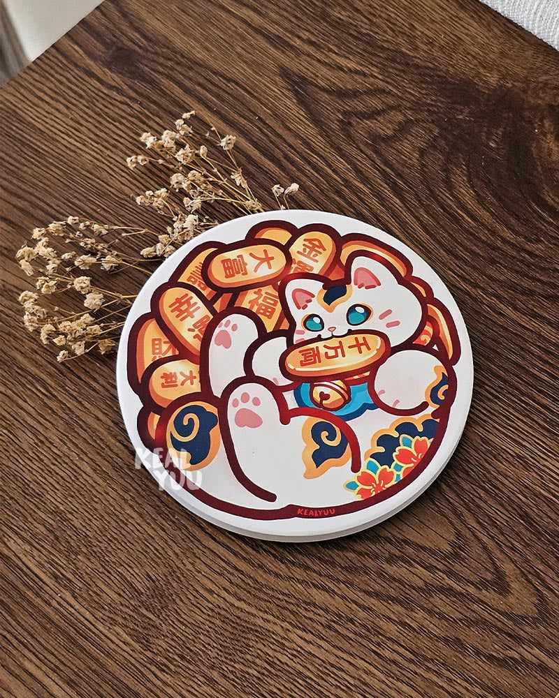 Diatomite Coaster | Paw Clan Blessings