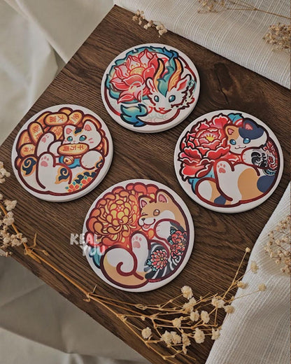 Diatomite Coaster | Paw Clan Blessings