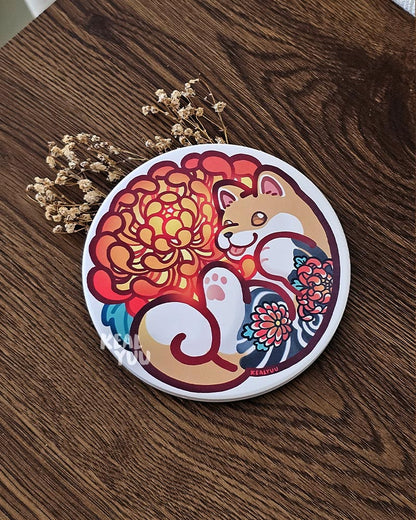 Diatomite Coaster | Paw Clan Blessings