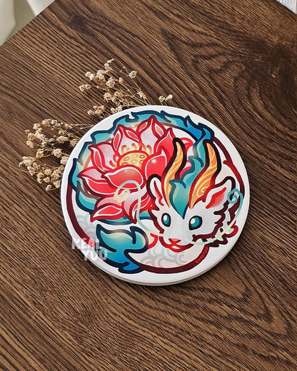 Diatomite Coaster | Paw Clan Blessings