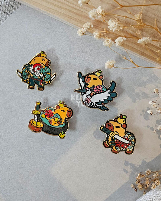 Enamel Pin Blind Bag | Capybara Clan Series 1: Sacred Paths