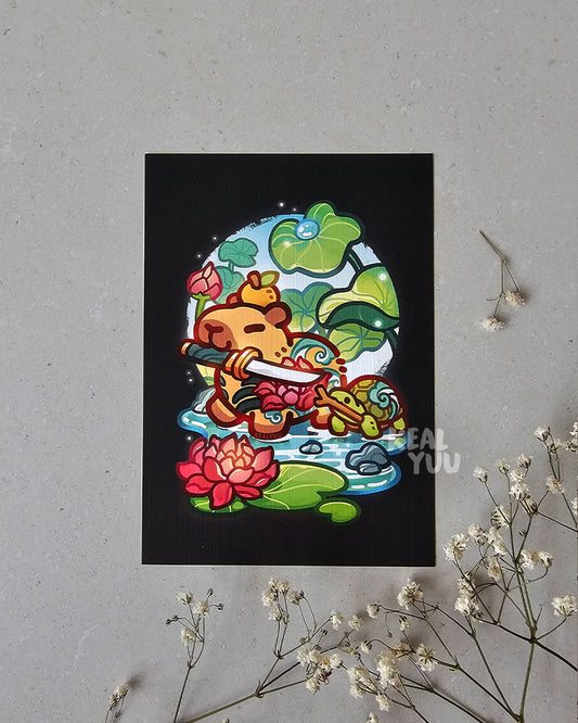 Print | Capybara Clan: Wanderer