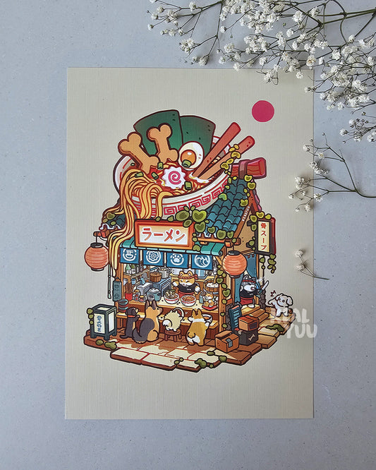 Print | Paw District: Ramen Shop