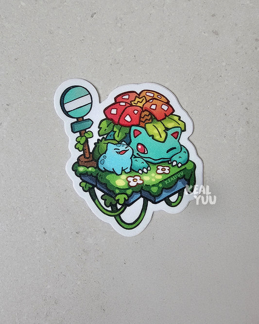 Sticker Die-Cut | Pokemon: Bulbasaur & Venasaur