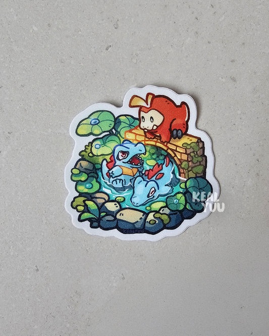 Sticker Die-Cut | Pokemon: Totodile & Fuecoco