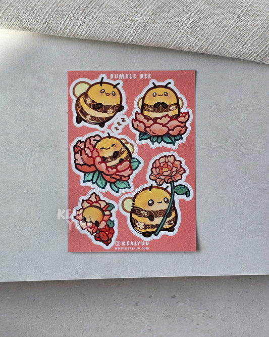 A6 Sticker Sheet | Bumble Bee