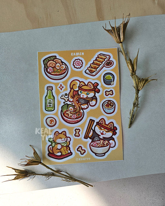Sticker Sheet | Ramen Shiba