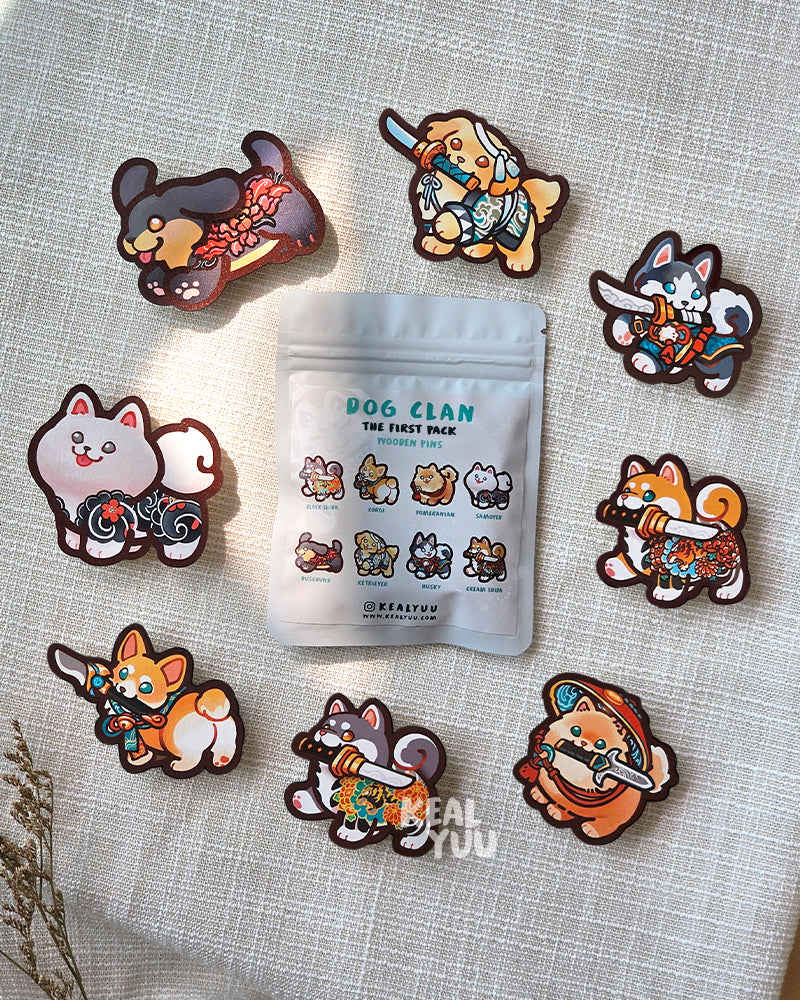 Wooden Pin Blind Bag | Dog Clan Series 1: The First Pack