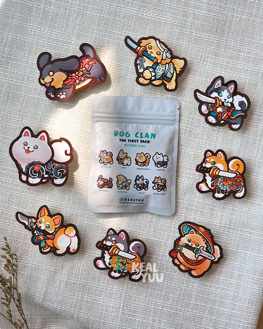 Wooden Pin Blind Bag | Dog Clan Series 1: The First Pack
